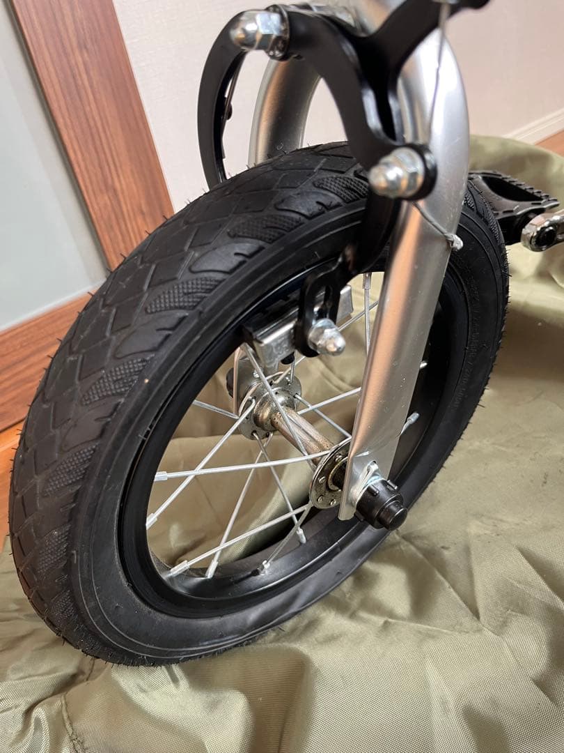 へんしんバイク2 パープル 12インチ おでかけバッグ＋メット付／品川区手渡し