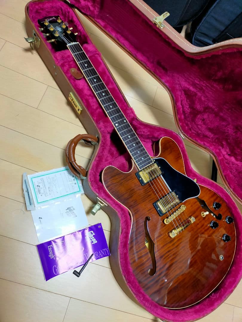 ギター Gibson ES-335 Reissue translucent brown
