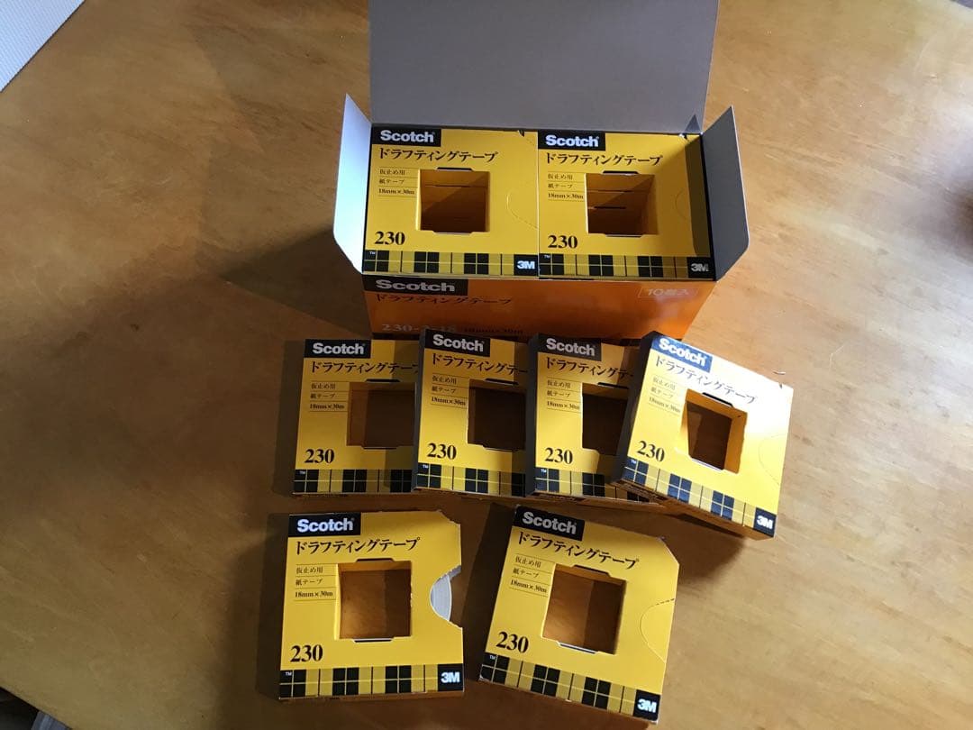 【16個セット】3M スコッチ ドラフティングテープ　18mm×30m 230