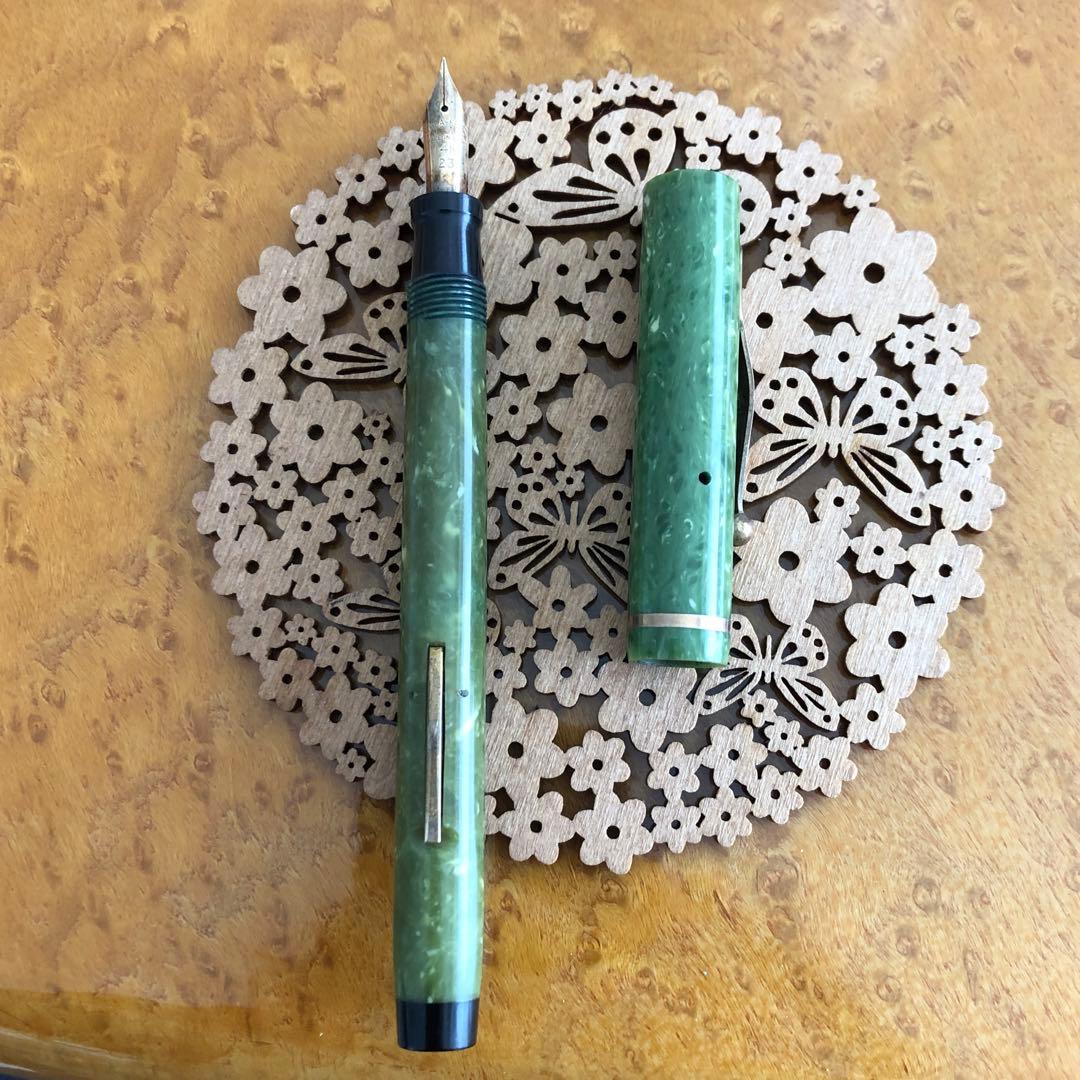 シェーファー　 レバーフィラー　ジェードグリーン　万年筆