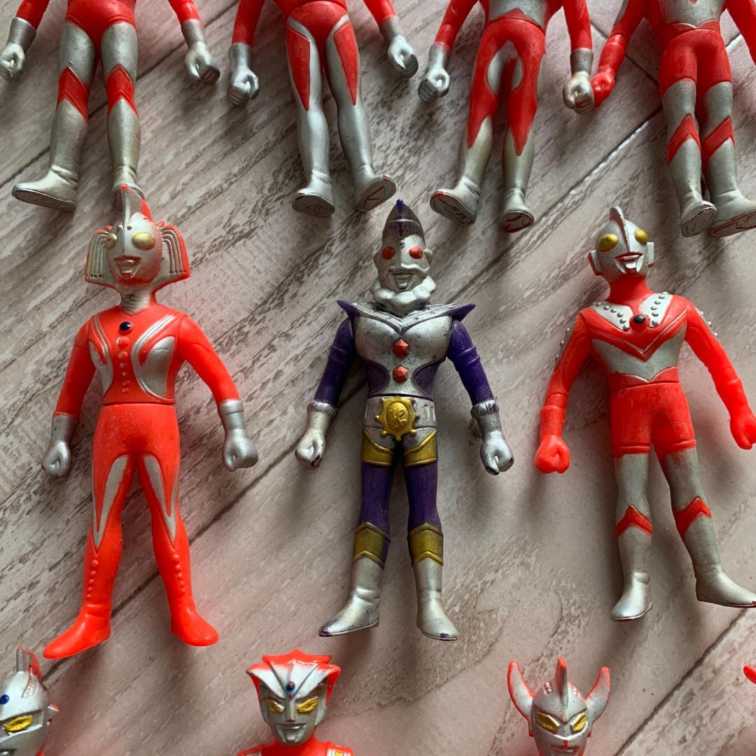 当時物 ソフビ人形 ウルトラ戦士11体セット ウルトラマン 円谷プロ 昭和