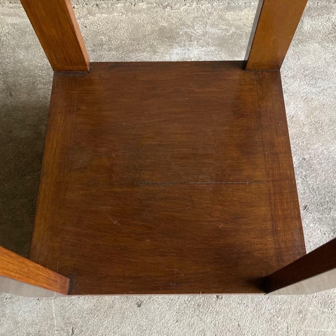 古い味のある飾り台 サイドテーブル 棚 シェルフ ラック スタンド 木製 レトロ