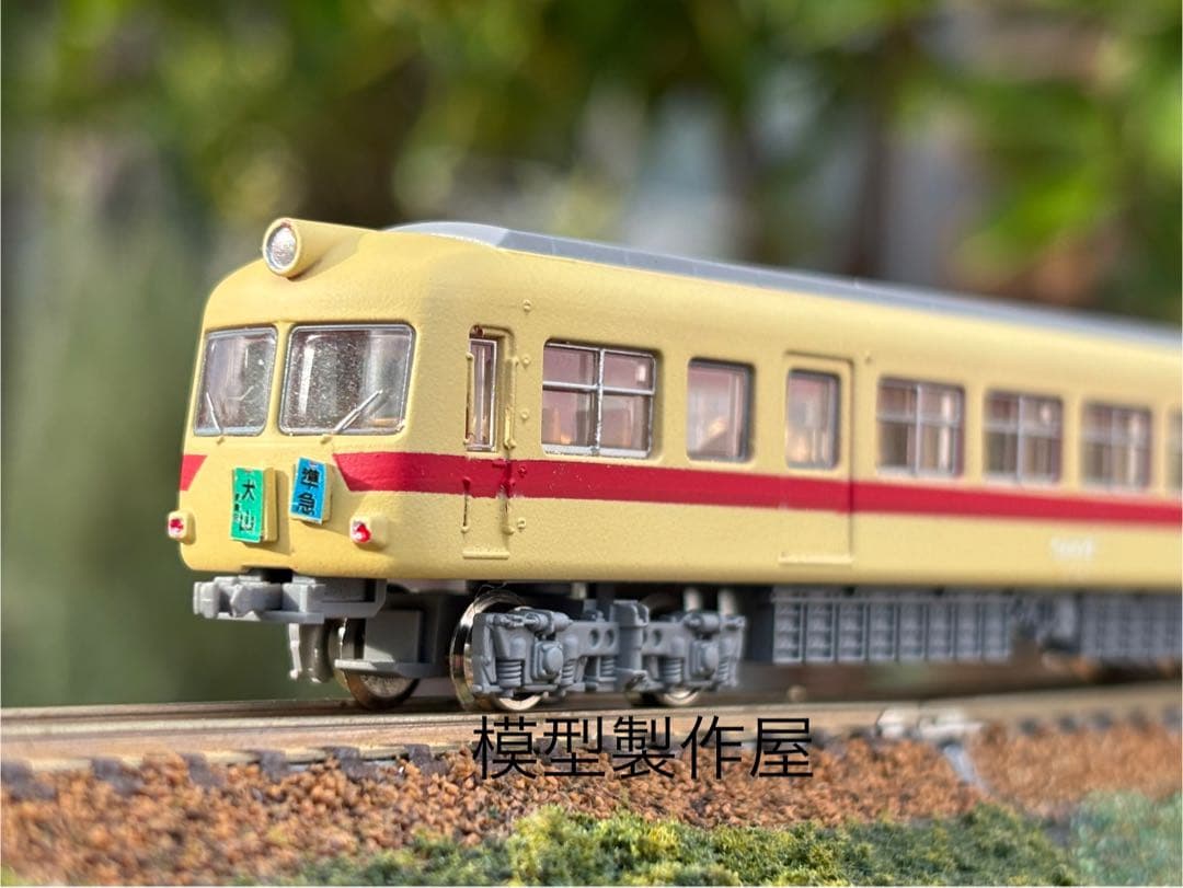 名鉄5000系初代　ストロークリーム塗装　Nゲージ動力付き　他サイト出品中