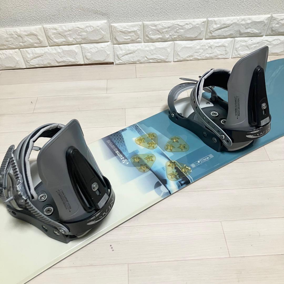 バック付/ZUMA WAVEツマ スノーボードセット138cm/バインディングS
