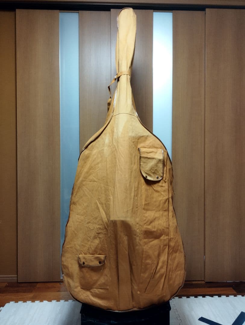 【引取限定】古いコントラバス(CREMONA社製？)とケース