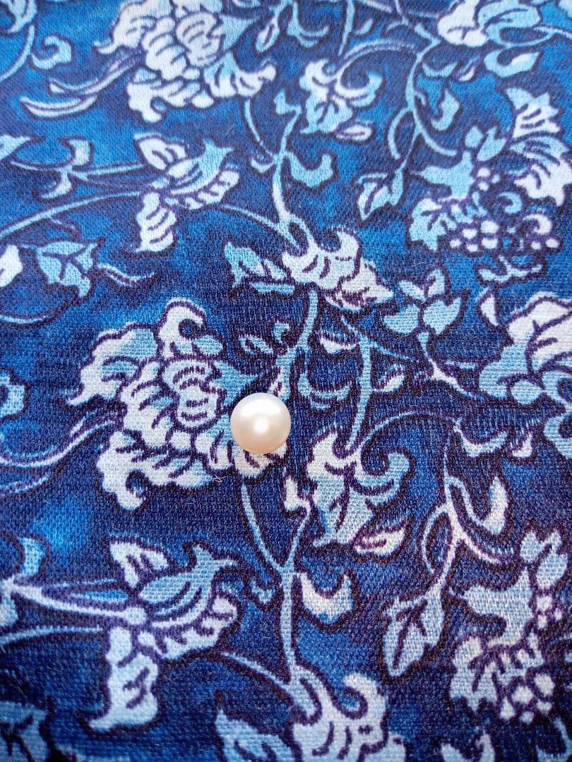 本真珠美品穴なし丸玉6ｍｍ新品未使用美品一粒