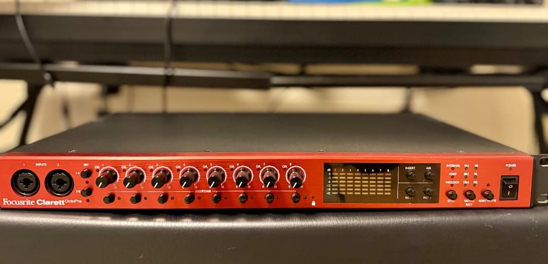 Focusrite Clarett 8Pre マイクプリアンプ