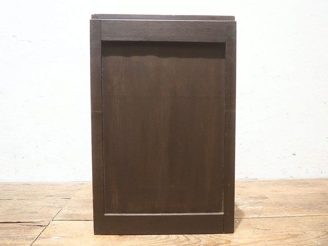 1317 ヴィンテージ　レトロな小引き出し　収納棚　書類ケース　陳列台　古家具