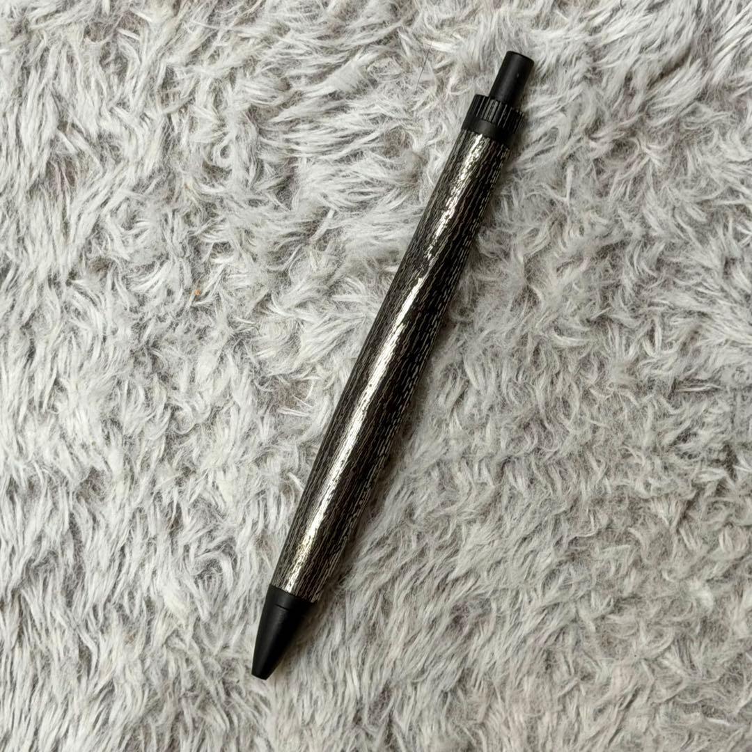 バビブースカ　メタライズドウッド　ボールペン　欅　ブラック塗装