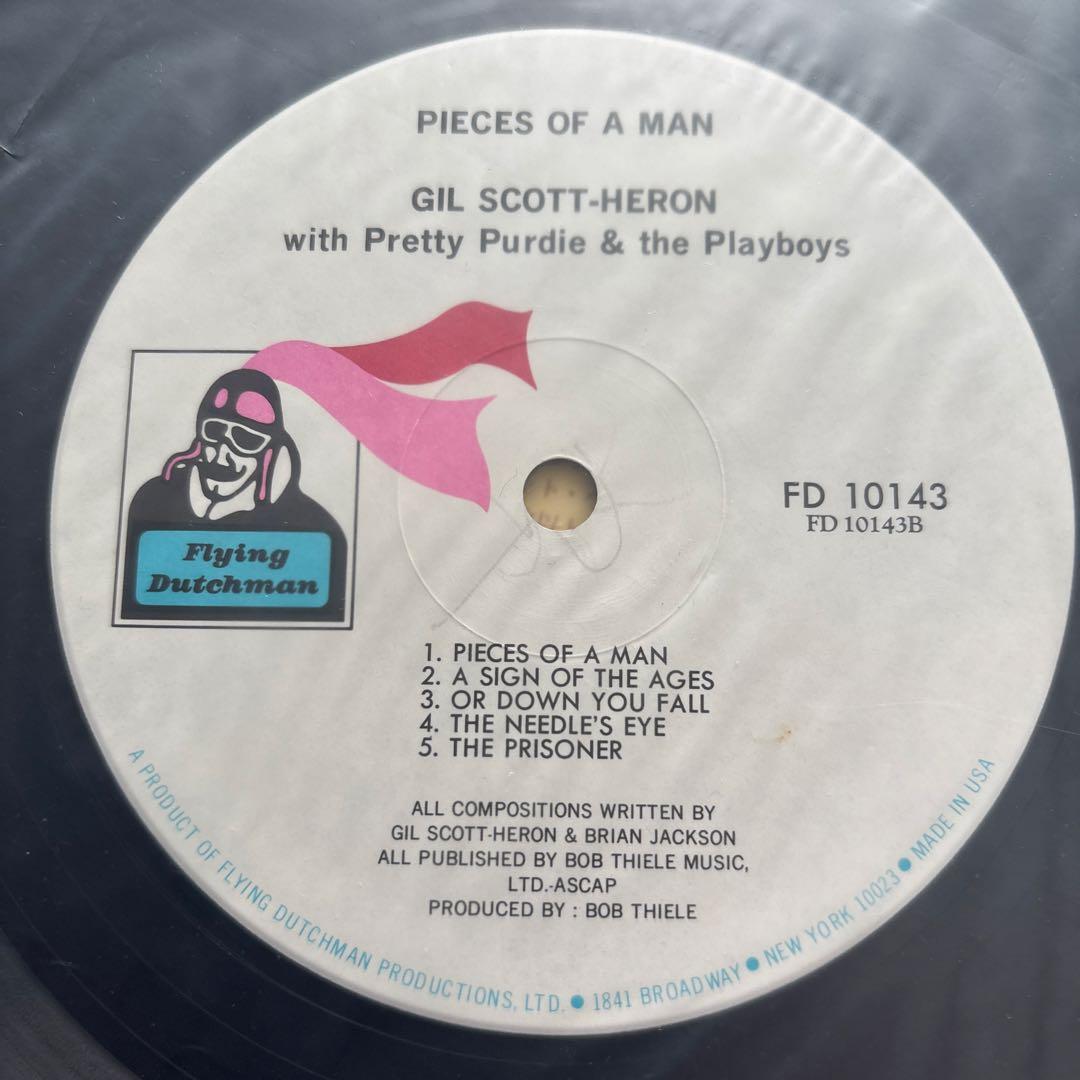 Gil Scott-Heron Pieces of a Man LP レコード