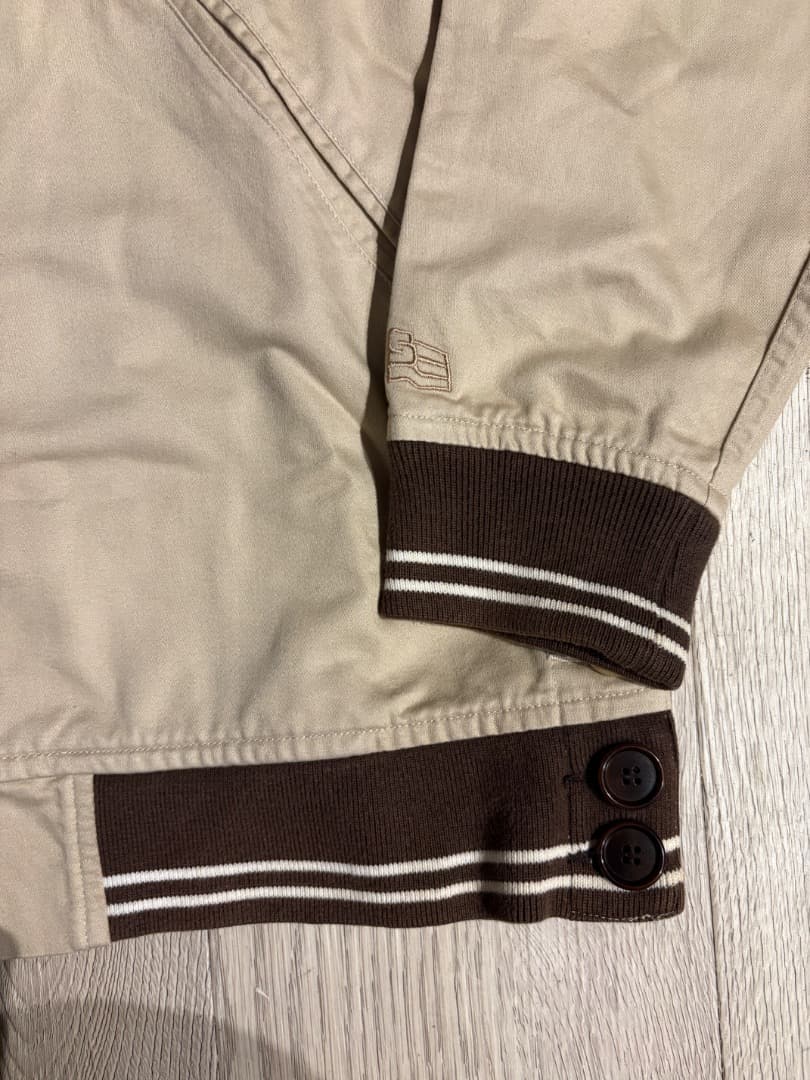 Supreme ベージュジャケット Lサイズ　美品 ベースボール スタジャン