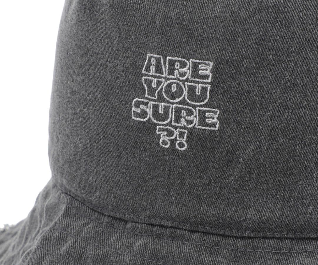 イゲマジャ　[Are You Sure？!]Bucket Hat (Grey)