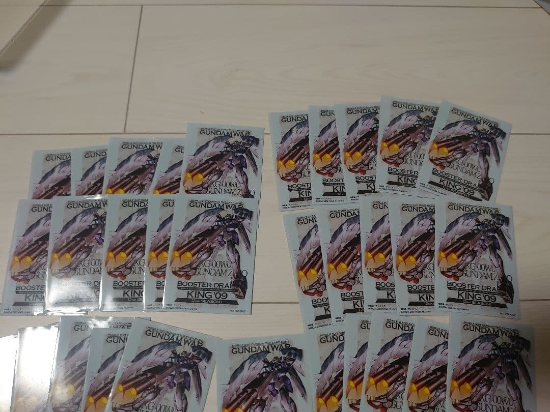 マ*鳥様 ウイングガンダムゼロカスタム スリーブ ガンダムウォー 大会優勝景品