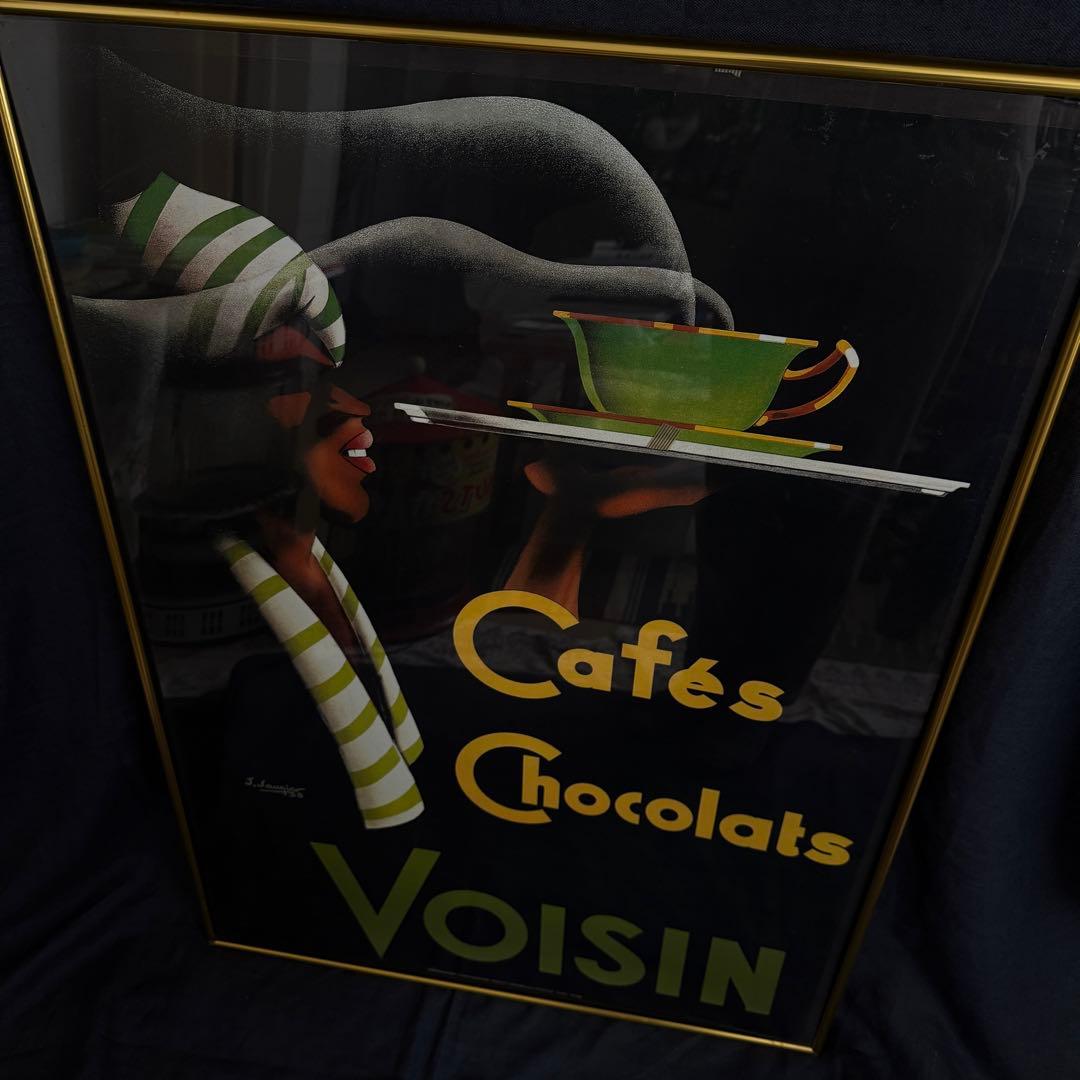 リプロダクトポスター L.VoisinCafés-Chocolats復刻1935