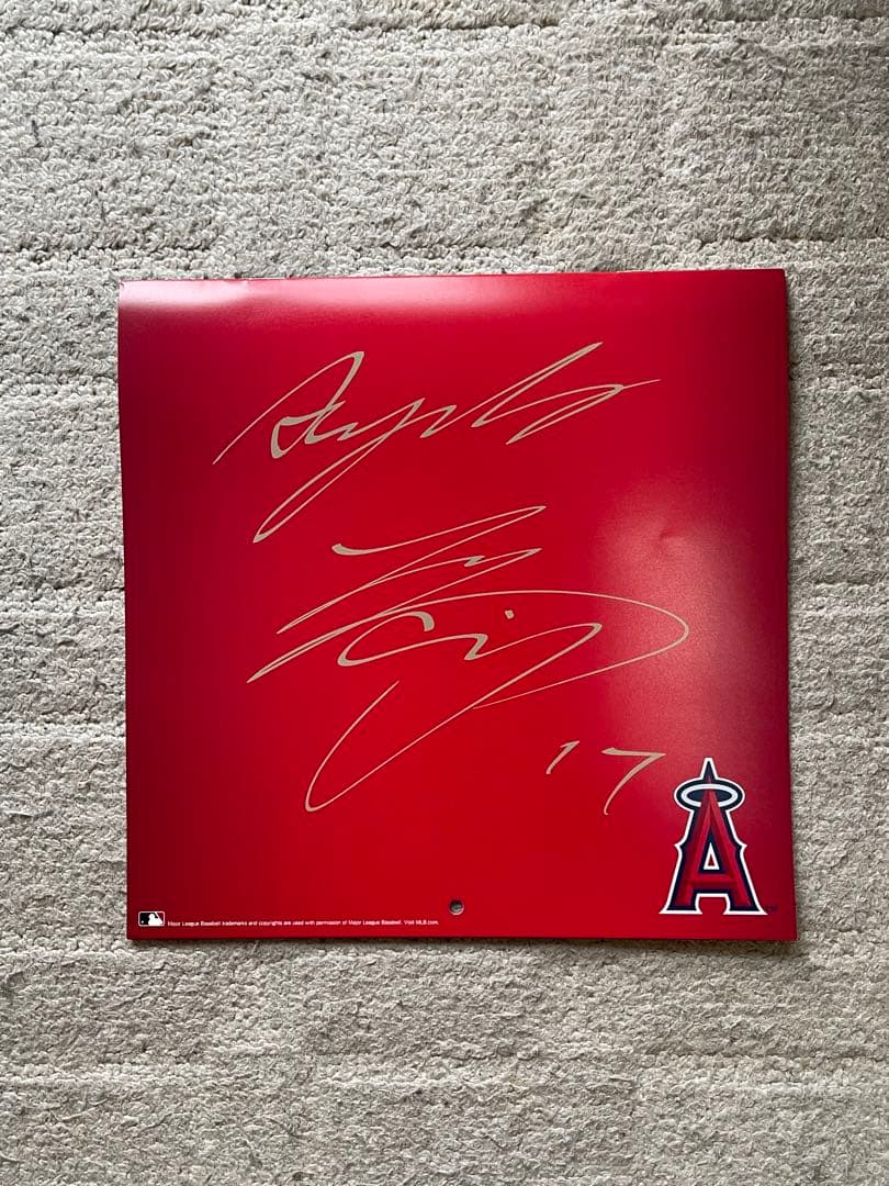 大谷翔平　2023年　サイン入り　カレンダーセット