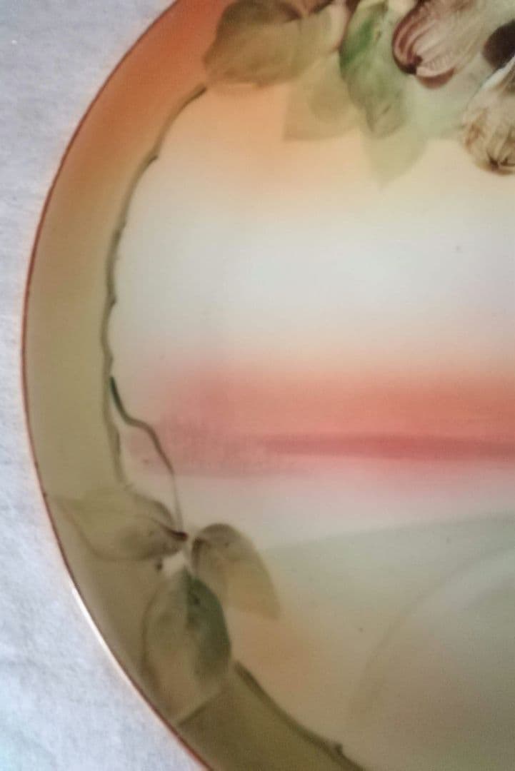 オールドノリタケ　ピーナッツ柄　M-nippon　飾り皿　里帰り美品　アールデコ