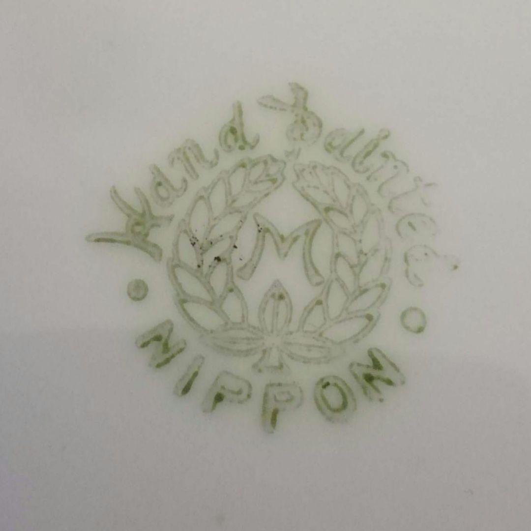 オールドノリタケ　ピーナッツ柄　M-nippon　飾り皿　里帰り美品　アールデコ