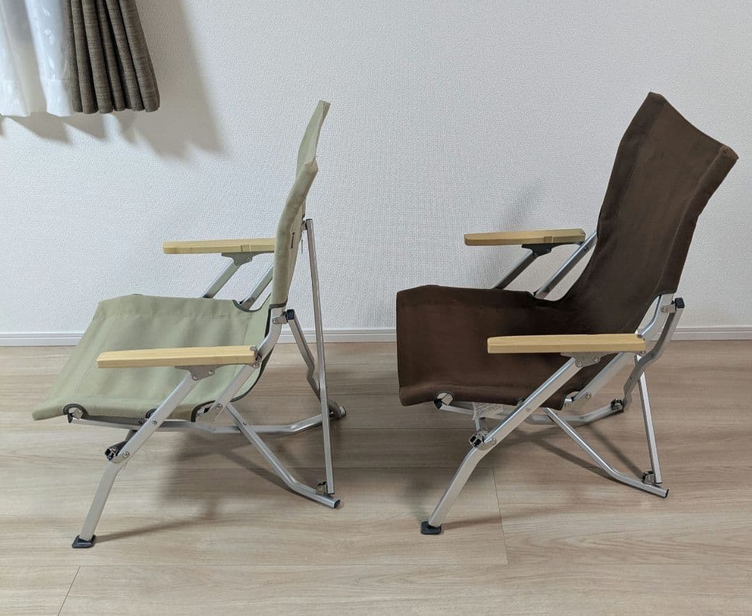 peek　スノーピーク　ローチェア30　ベージュ　ブラウン　 2脚セット