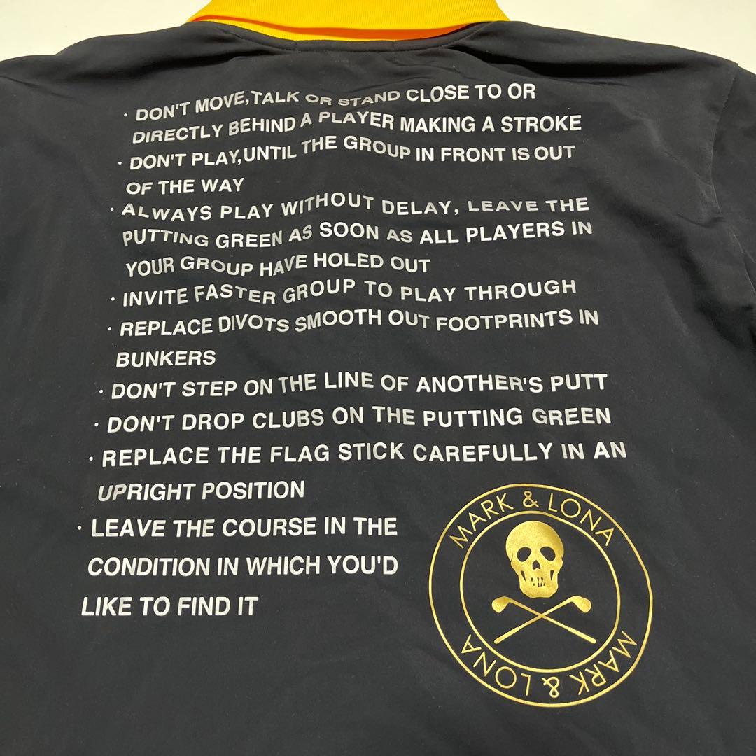 MARK&LONA マークアンドロナ 長袖ポロシャツ 黒 46