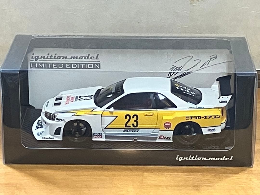 イグニッションモデル　1/18 WEB限定　LB ER34 スーパーシルエット