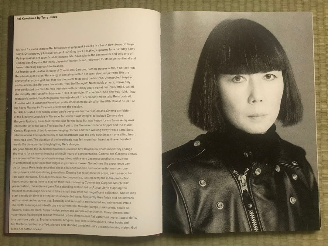 コムデギャルソン写真集『Rei Kawakubo』’13年刊大型本ハードカバー
