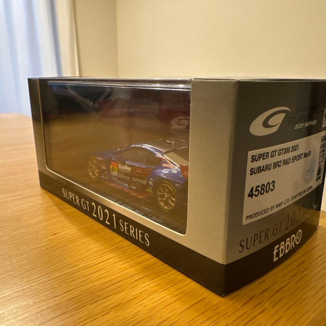 【新品未開封品】 1/43 EBBRO Super GT BRZ 2021