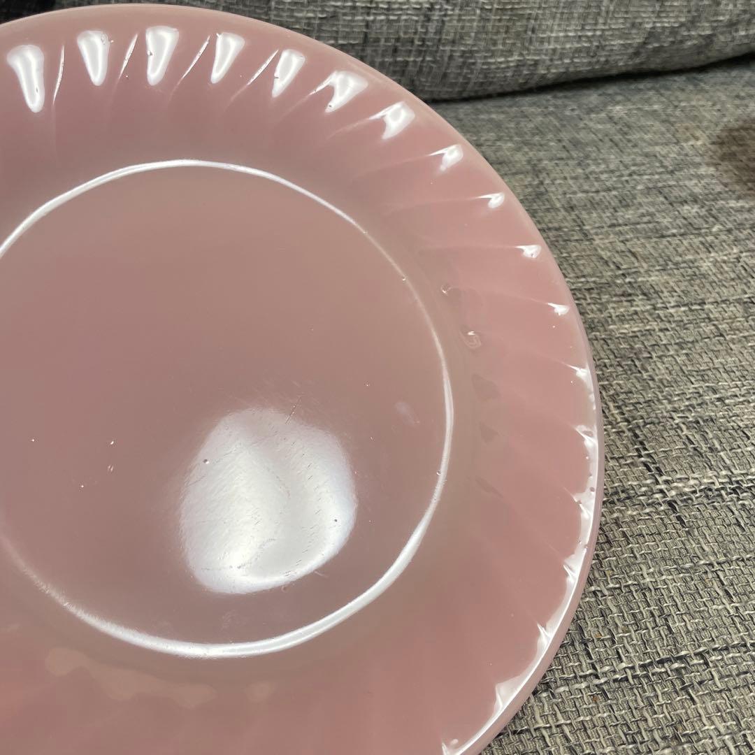 美色 ファイヤーキング ローザイト サラダプレート ピンク
