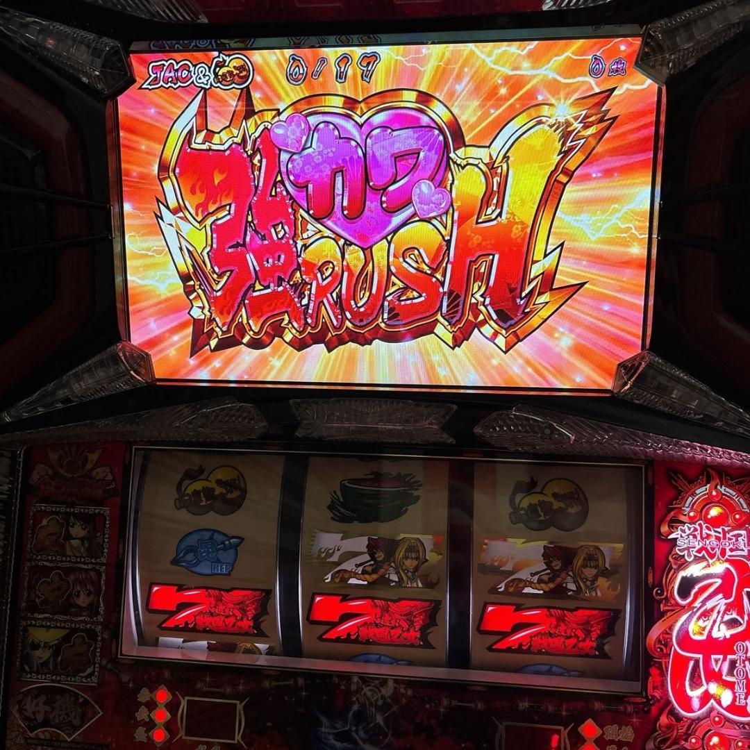 【送料込】家スロ　オリンピア　戦国乙女　剣戟に舞う白き剣聖　5号機　不要