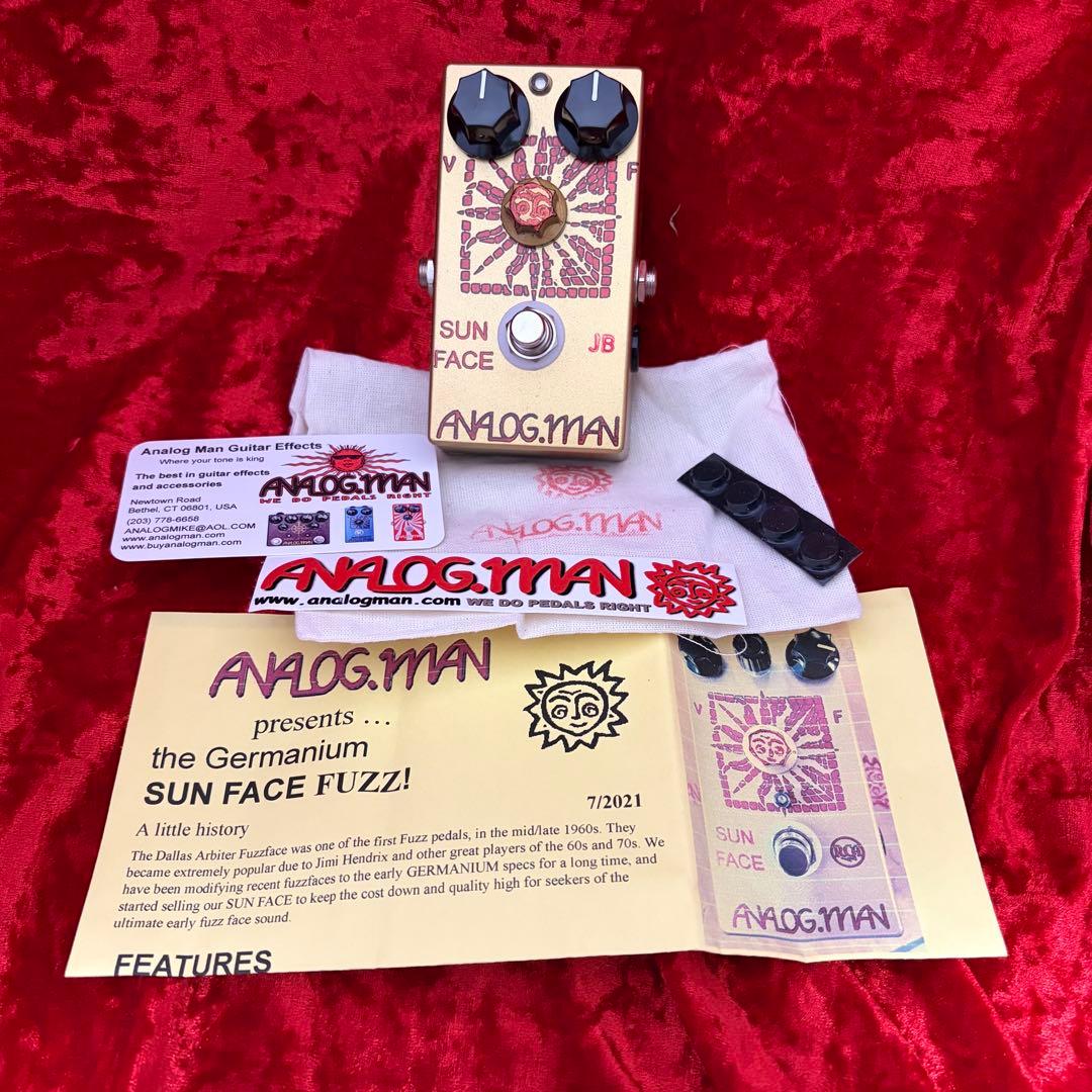 ANALOG.MAN SUN FACE JB ギターエフェクター　アナログマン