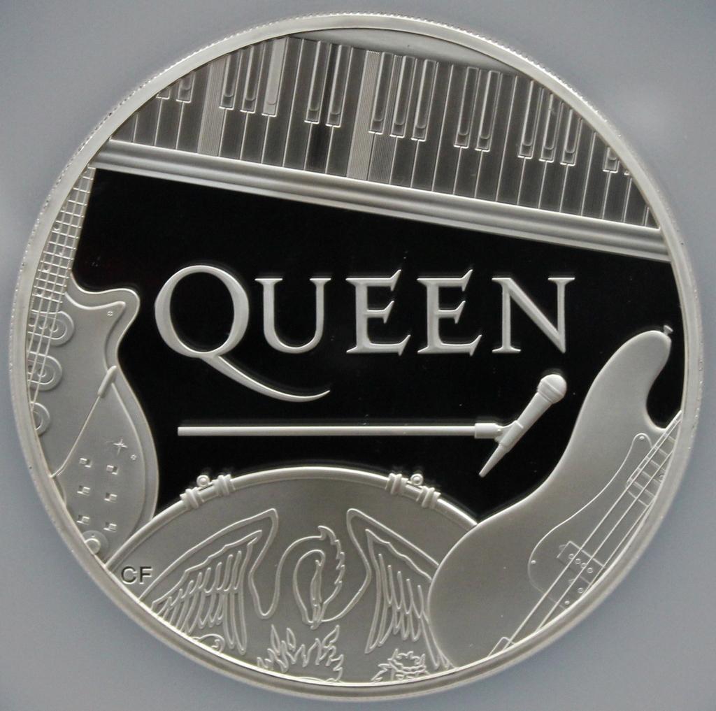 2020年 ミュージックレジェンド クイーン 5オンス銀貨 NGC PF70UC