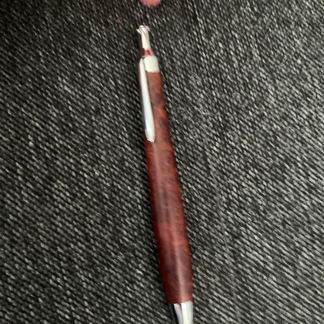 木軸ペン　花梨瘤