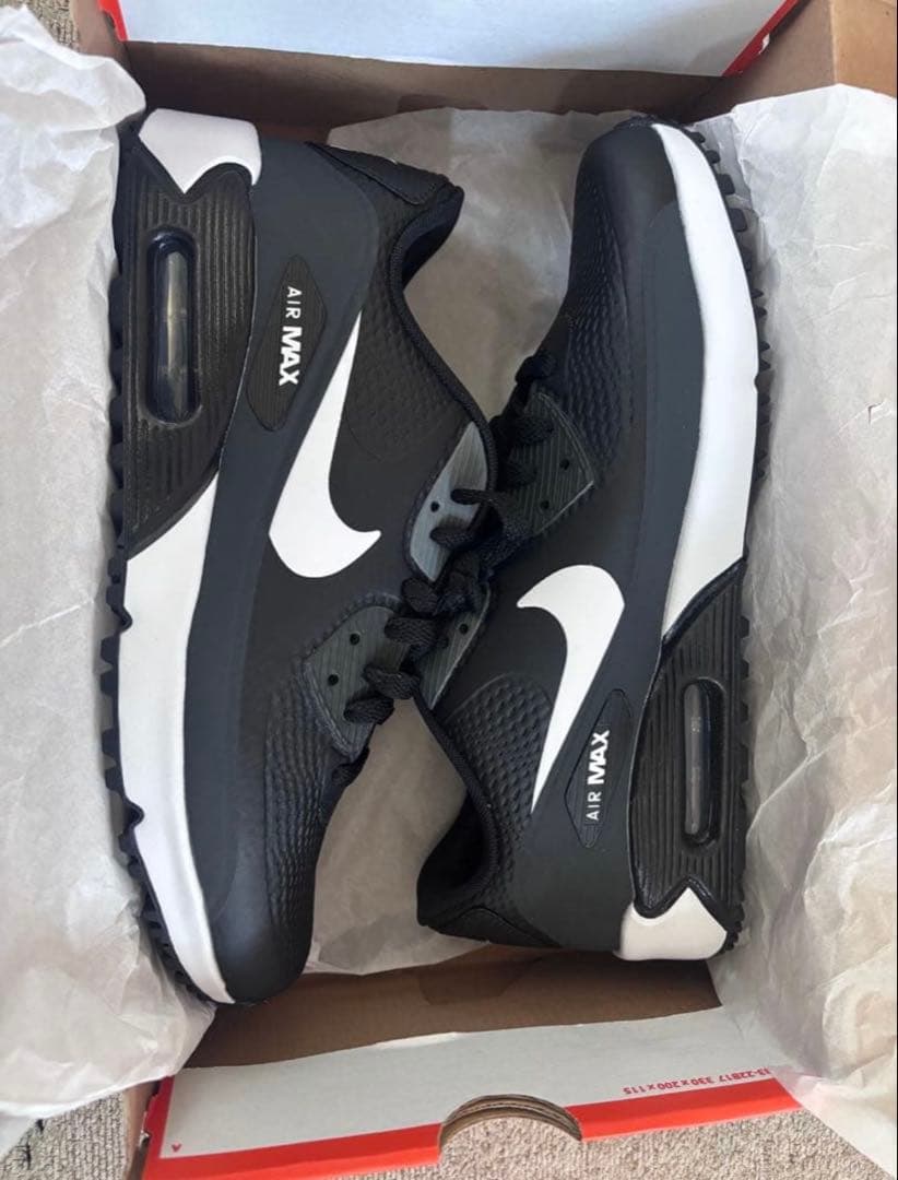 【新品】メンズ NIKE ゴルフシューズ airmax90g