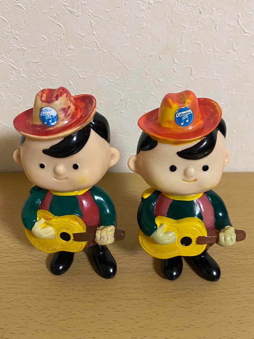 コロちゃん ソフビ コロムビアレコード 2体セット 昭和レトロ 企業モノ