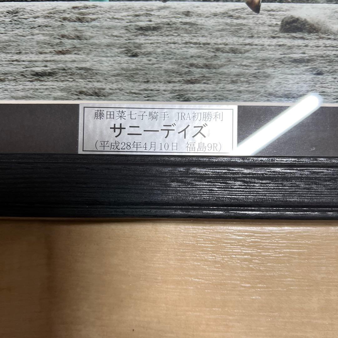 藤田菜七子騎手×サニーデイズ 額装写真パネル