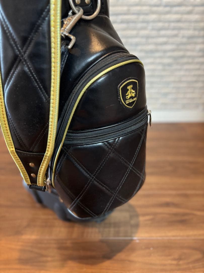 【◎美品•希少】Wilson ウィルソンベア　キャディバッグ キャスター付き