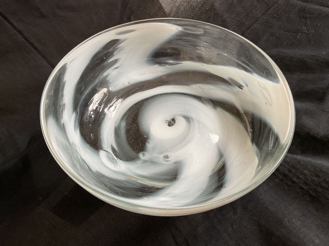 明治・大正時代「渦巻文そうめん鉢」希少品！！