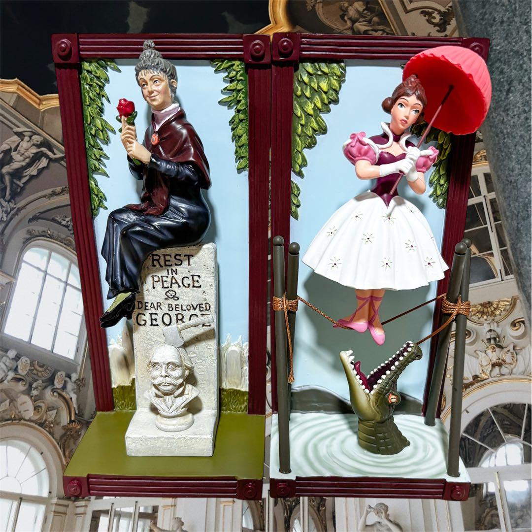 ショーケース　ディズニー　ホーンテッドマンション　タイトロープ　リリアン　置物