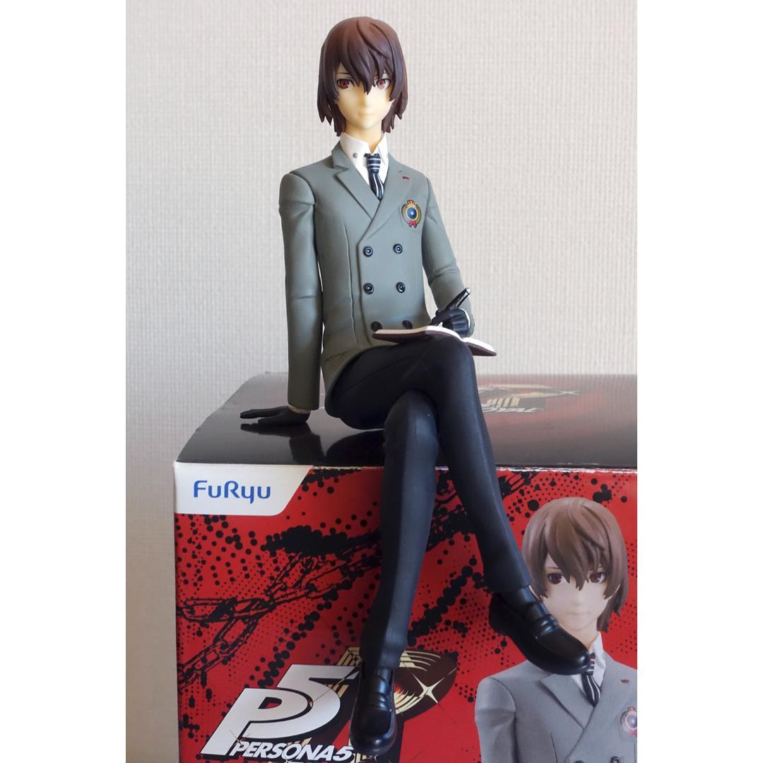 未使用 ペルソナ5 ジョーカー 明智吾郎 ぬーどるストッパー フィギュアセット