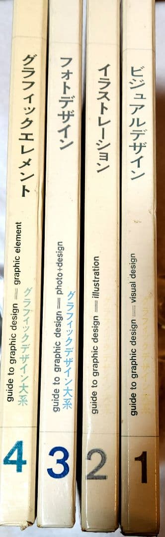 グラフィックデザイン大系 全4巻セット ※第5巻欠品／杉浦康平装丁／美術出版社