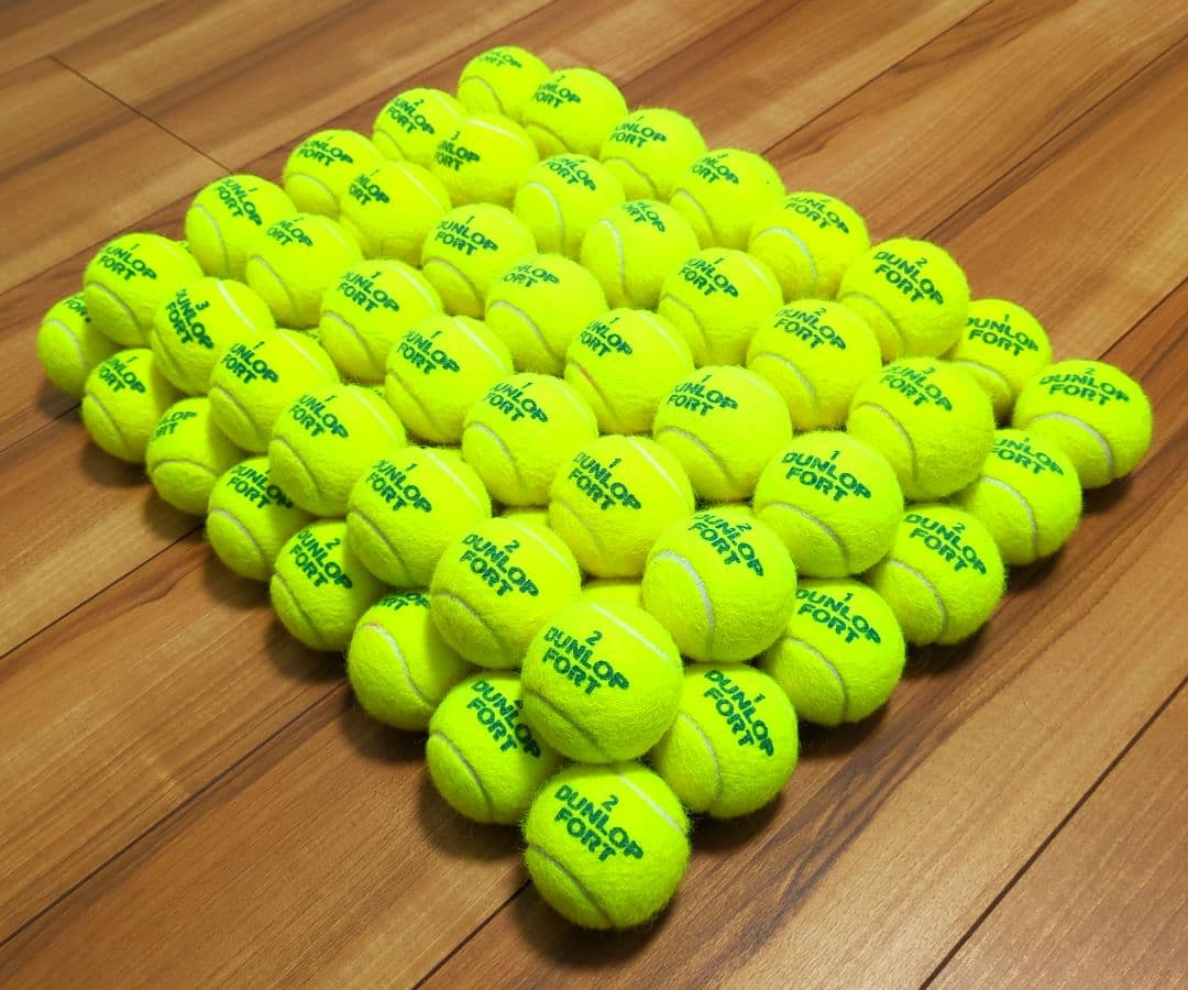 【開封直後】DUNLOP テニスボール 82個セット
