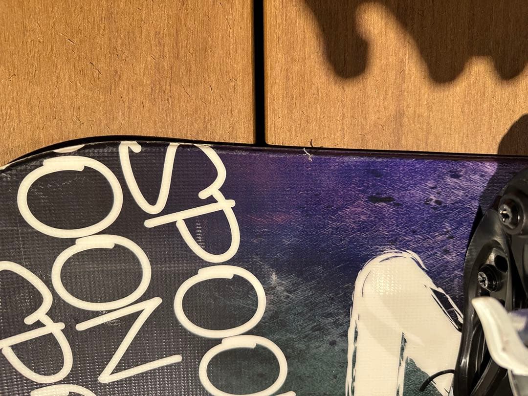 キッズスノーボード SPOON 110cm＋バイン＋ダイヤルブーツ　2023年