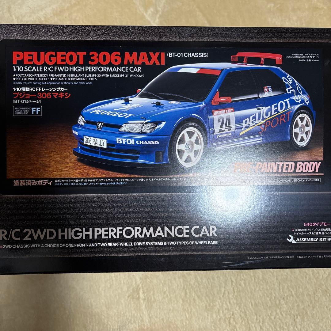 【更に限定価格】タミヤ　BT-01 プジョー 306 マキシ　本体、ボディのみ