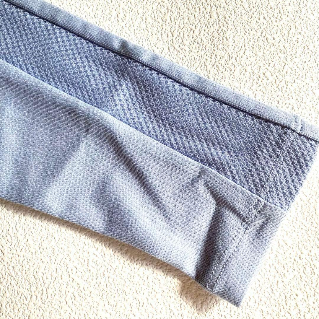 チャコット レースコンビ 長袖 ヘムフィット Tシャツ M ヨガウェア ロング丈