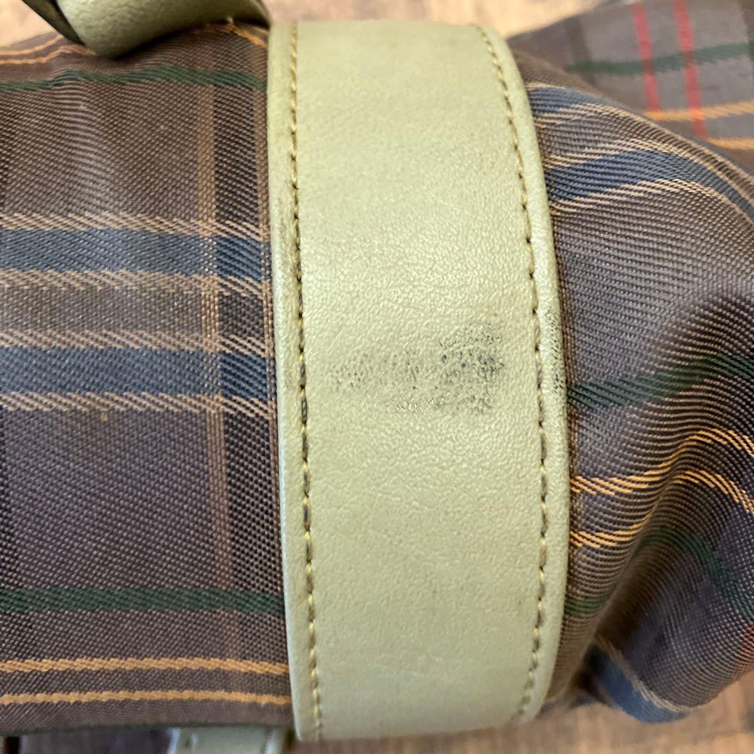 アンティーク ゴルフクラブケース キャディバッグ 1口 クラブバッグ チェック柄