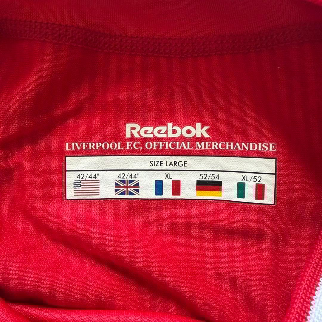 Reebok リーボック リヴァプールFC ユニフォーム 02-04 ホーム Ｌ