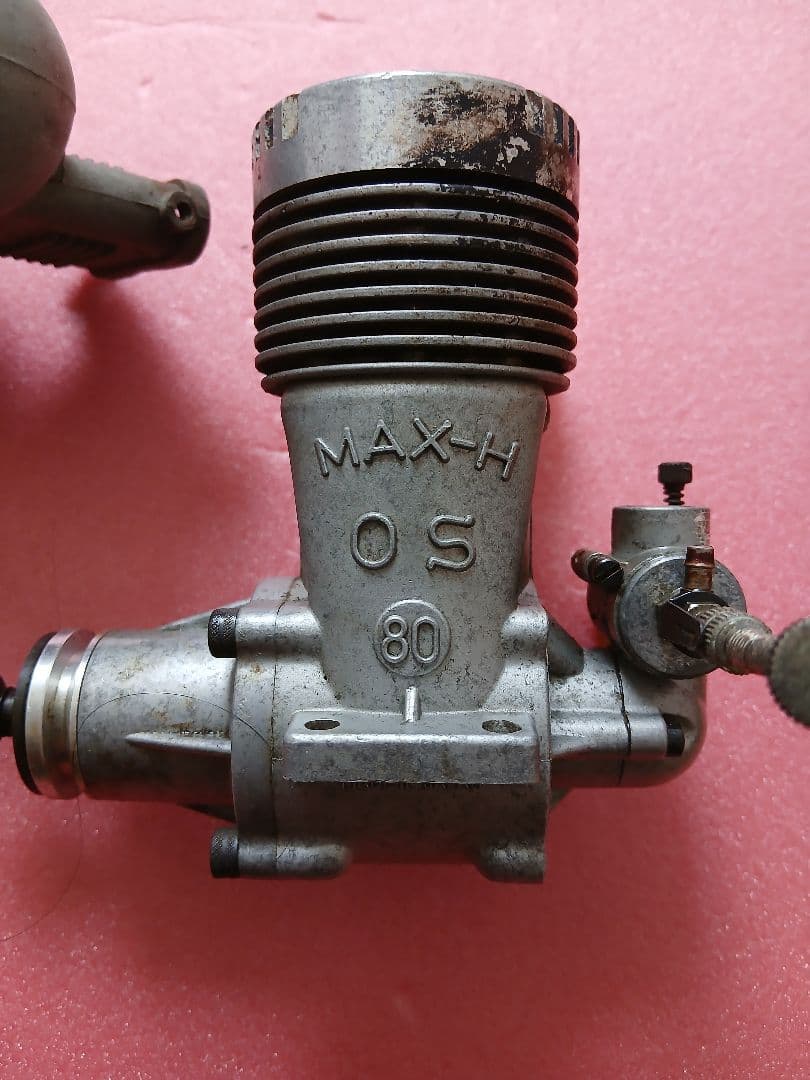 小川精機　OSエンジン 80'sレァなTwinプラグヘッド固着無し