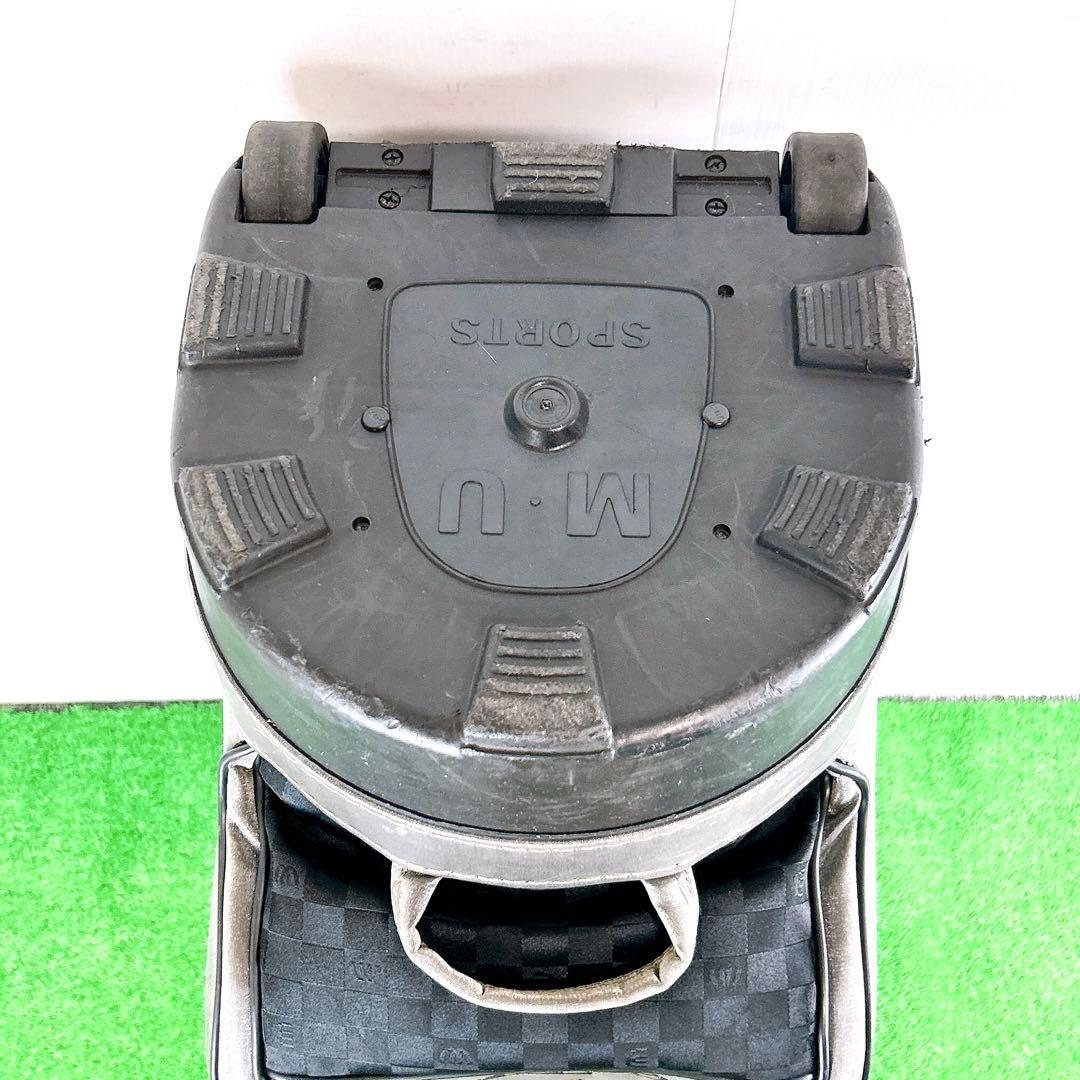 希少 エムユースポーツ☆ポパイ キャディバッグ ゴルフバック カートタイプ