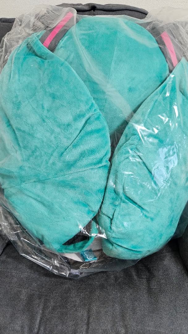 【新品未使用】初音ミクシリーズ 初音ミク ふわぷち どでかジャンボぬいぐるみ