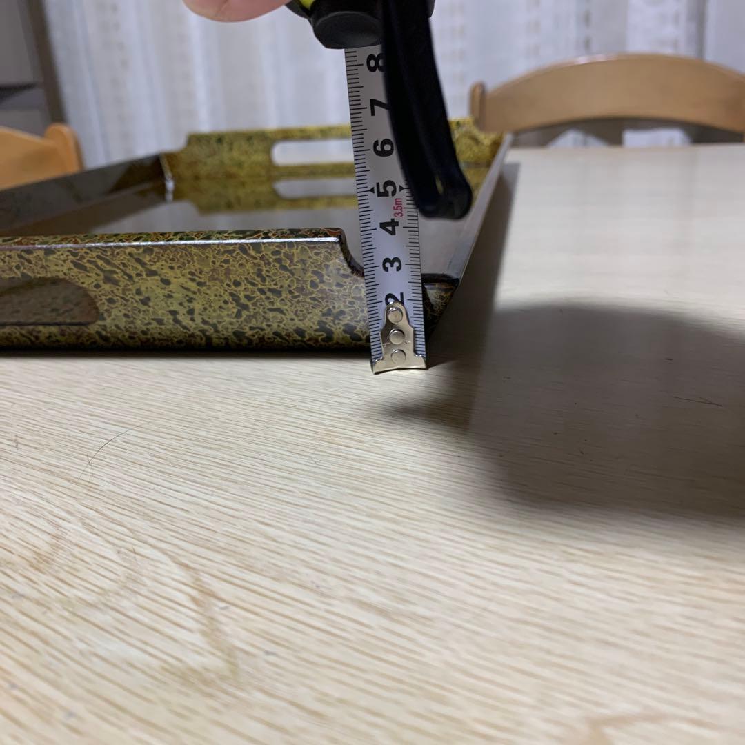 津軽塗り　お盆　トレー　昭和レトロ　工芸品