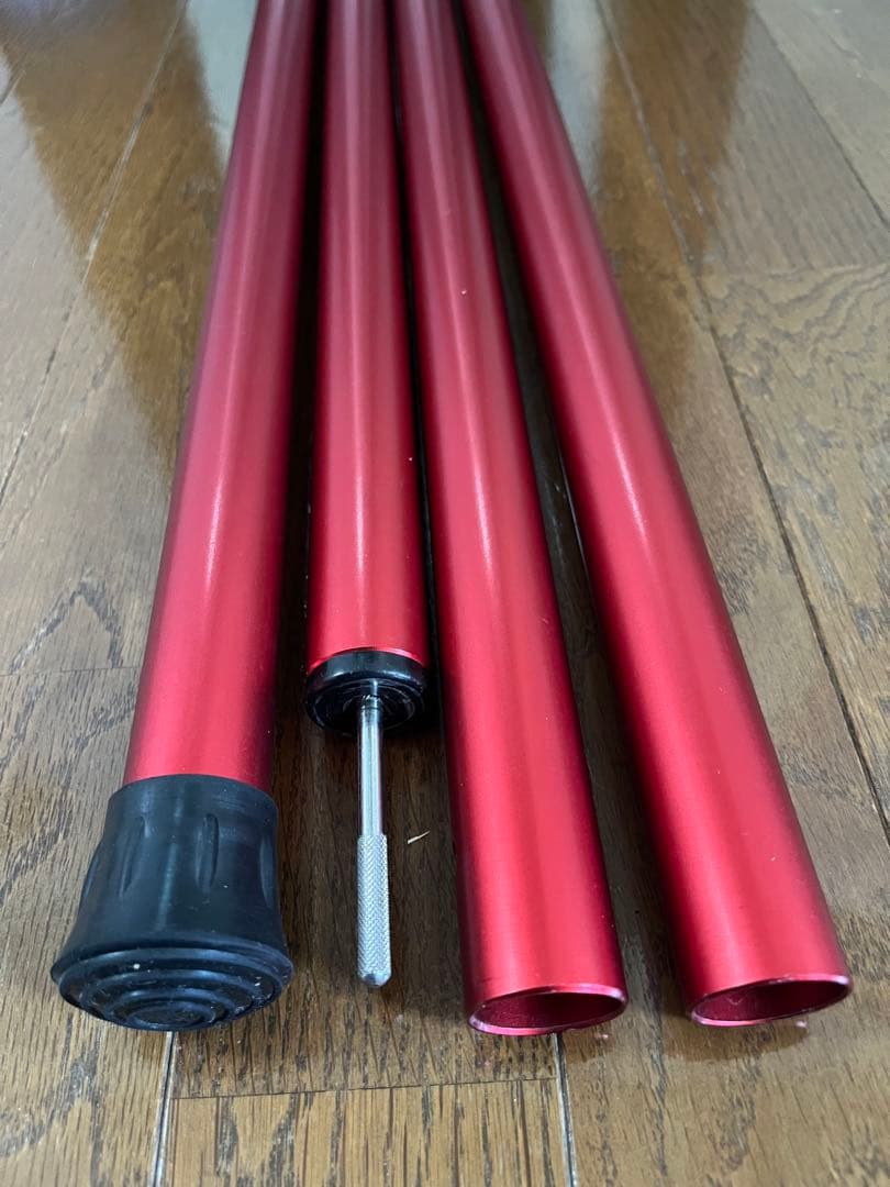 スノーピーク ウィングポールレッド280cm、240cm 各1本